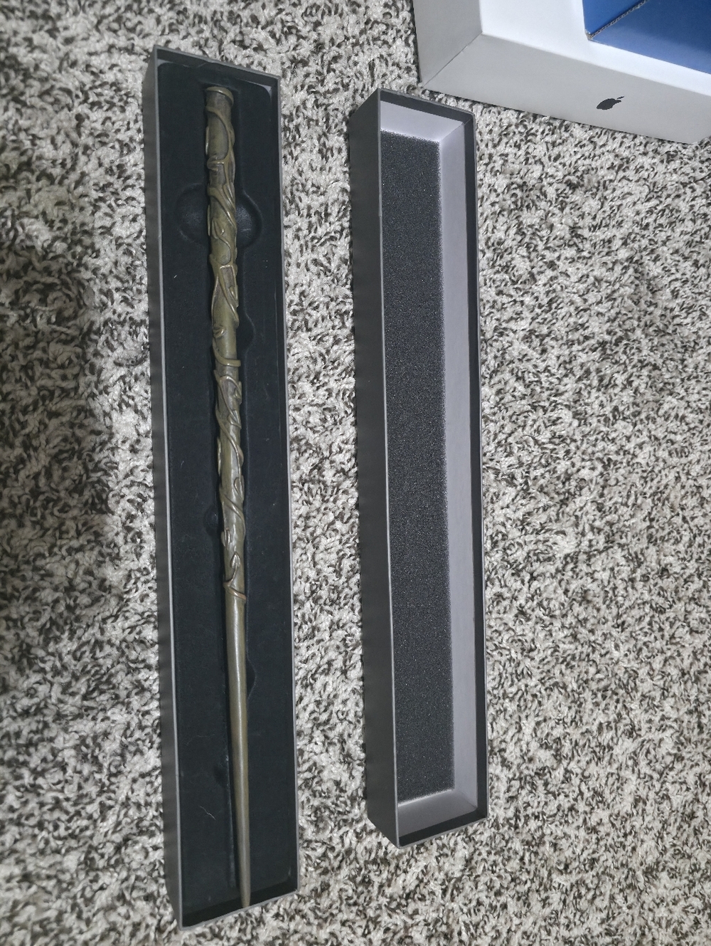 Decorative Olive Green Wizard Wand with Display Box